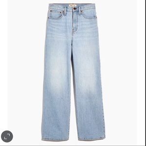 Madewell Perfect Vintage Wide Leg Crop Jean
